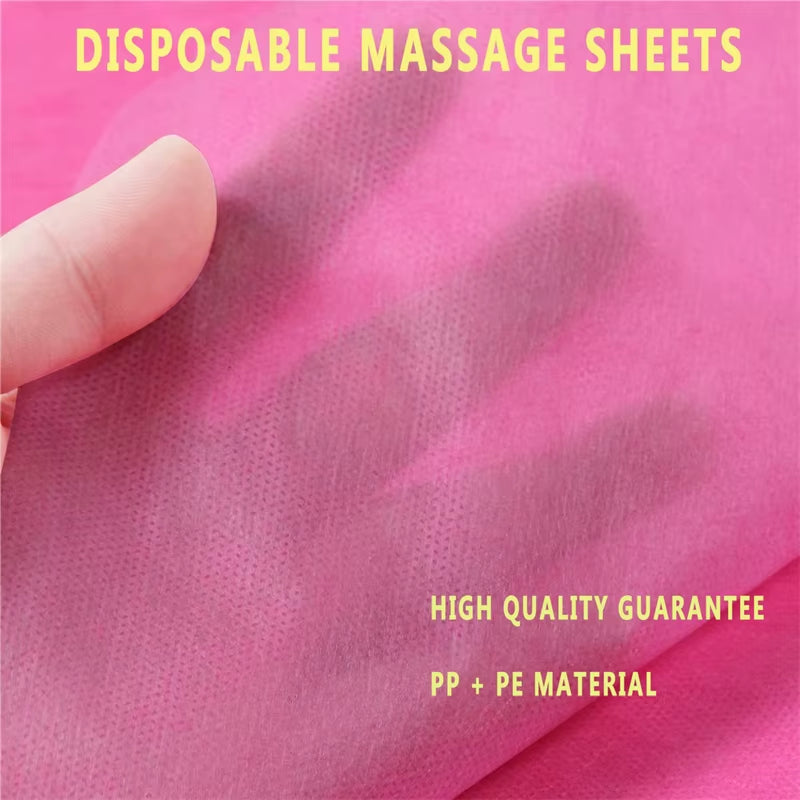 20PCS Disposable Bed Sheet Massage Table Sheet Disposable Spa Bed Sheet Waterproof Foldable Bed Sheet for Professional Salon New