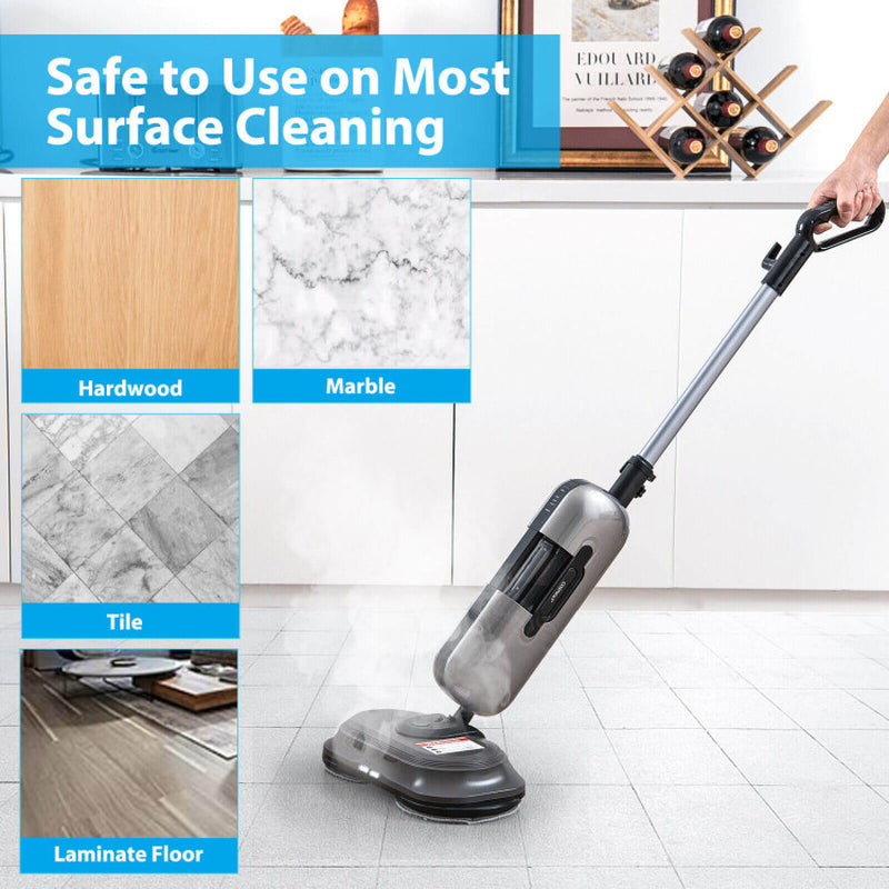 1100W Handheld Detachable Multipurpose Steam Cleaner with LED Headlights