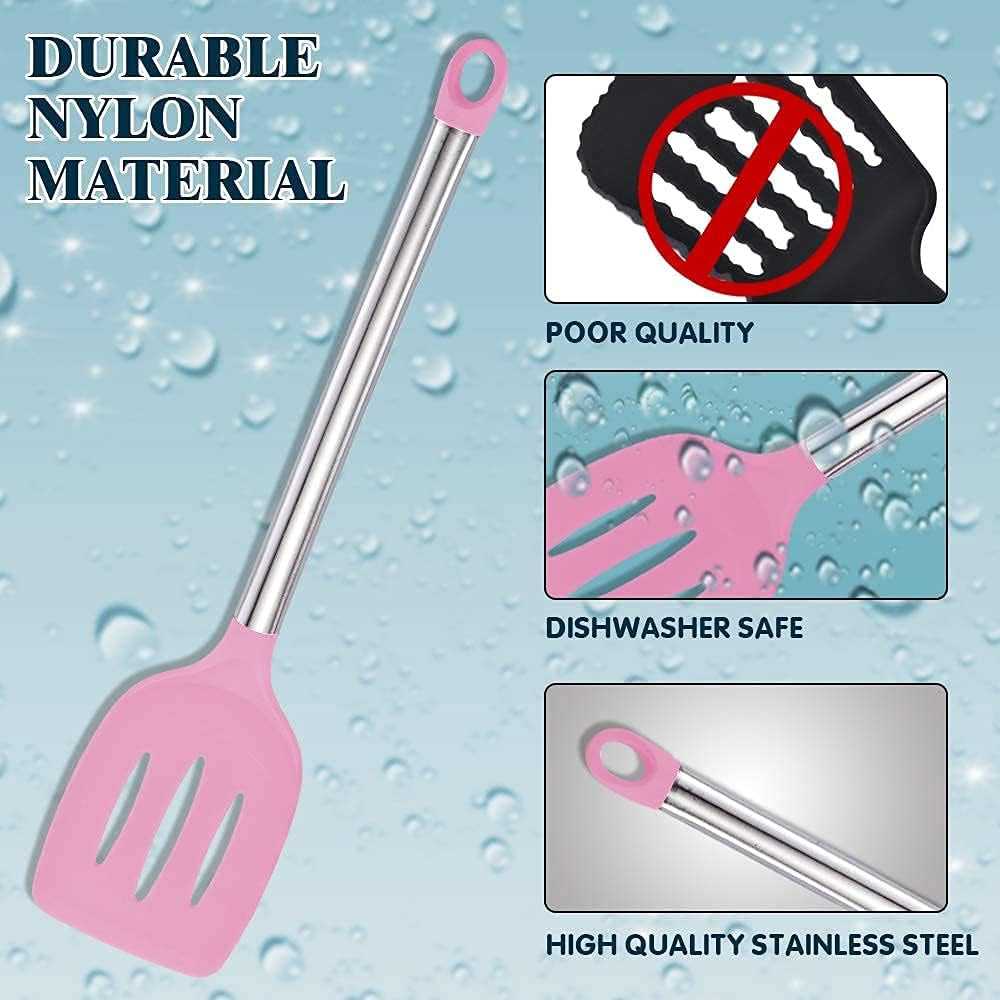 , Kitchen Utensil Set 42PCS, Nylon & Stainless Steel, Pink